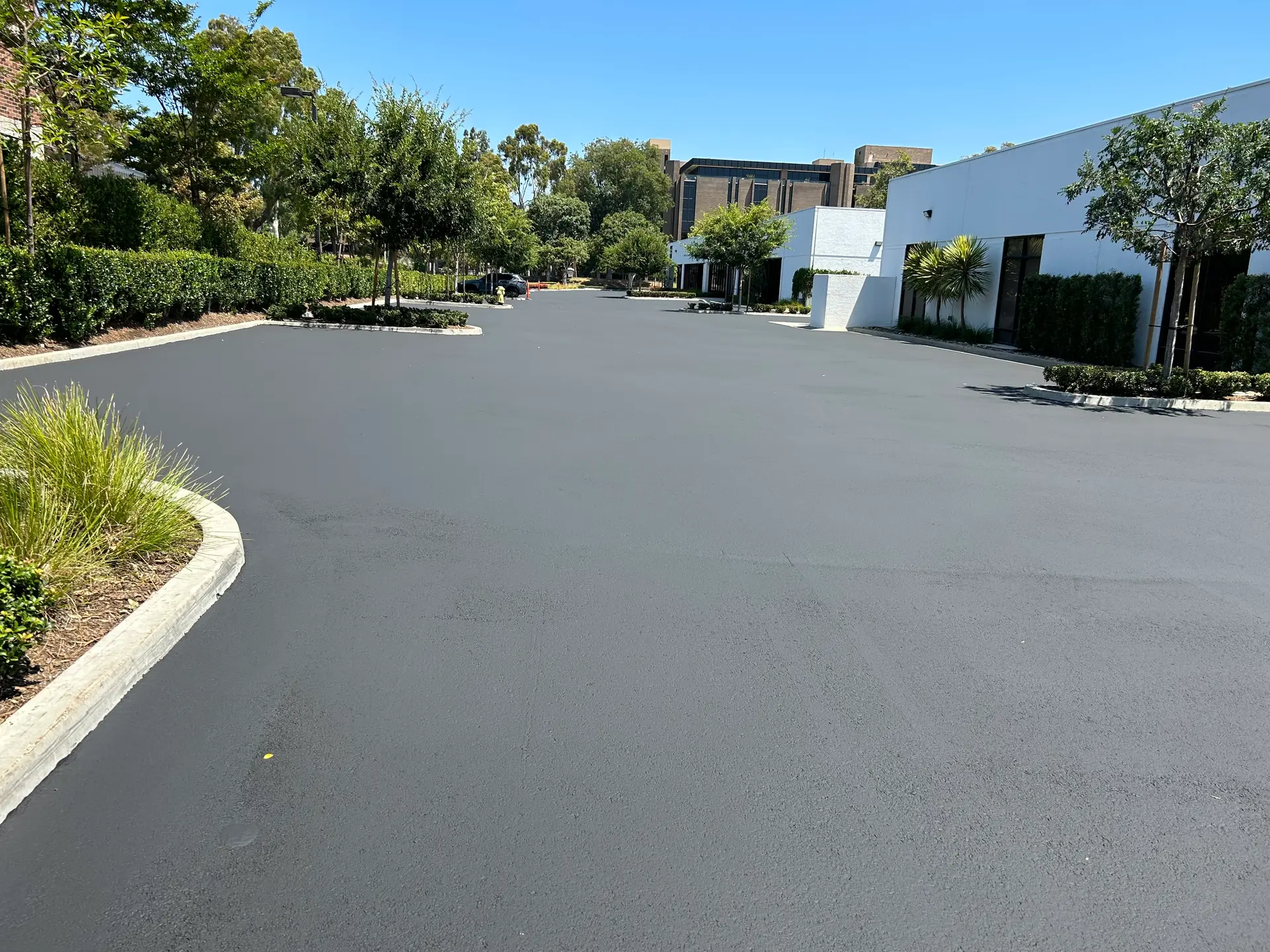 New asphalt surface at a commercial business park by Native Union Engineering